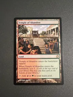 MTG Temple of Abandon [Theros] LP - Image 1