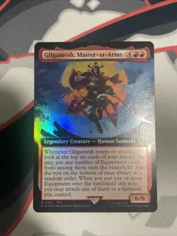 MTG Gilgamesh, Master-at-Arms (Extended Art) Foil FINAL FANTASY Magic 461 - Image 1
