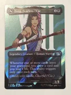 Fang, Fearless l'Cie Borderless Surge Foil, Final Fantasy MTG TCG - Image 1