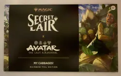 In Hand Secret Lair Avatar: The Last Airbender My Cabbages! Foil Available Now - Image 1