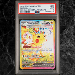 PIKACHU ex #238 PSA 9 MINT Surging Sparks Special Illustration Rare Pokemon - Image 1