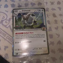 Pokemon TCG Hop's Dubwool Journey Together Best Buy Promo Card 136/159 SEALED - Image 1