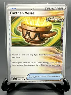 NM Earthen Vessel 106/131 Uncommon Prismatic Evolutions Pokemon 2025 - Image 1