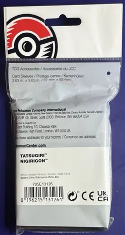 Sealed Tatsugiri Pokemon Center Exclusive 65 Ct Sleeves - Image 3