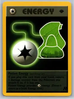 NM Potion Energy 82/82 1st Edition Team Rocket Pokemon 2000 - Image 1