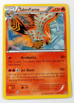 Pokemon TCG Talonflame Phantom Forces 10/119 Non Holo Rare NM - Image 1