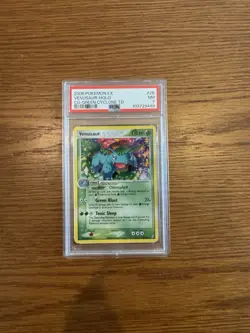2006 Pokemon Ex Venasaur-Holo CG-Green Cyclone TD PSA Grade 7 - Image 1