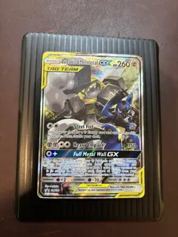 Lucario & Melmetal GX - SM192 Black Star Promo Alternate Art Pokemon - DMG - Image 2