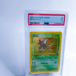 1999 POKEMON JUNGLE #9 PINSIR-HOLO PSA 5 - Image 2