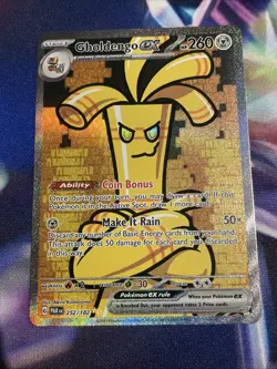 Pokemon TCG Gholdengo ex 252/182 Special Illustration Rare Paradox Rift NM/M - Image 1