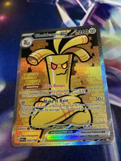 Pokemon TCG Gholdengo ex 252/182 Special Illustration Rare Paradox Rift NM/M - Image 2