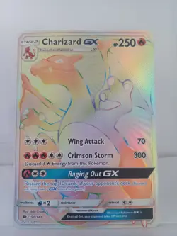 2017 POKEMON SUN & MOON BURNING SHADOWS #150/147 CHARIZARD GX SECRET RARE - Image 4