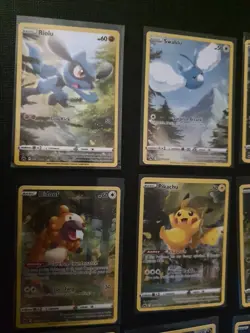 LP Pokemon TCG Crown Zenith Galarian Gallery NM Full Art Set 9 GG26 GG34 Pikachu - Image 3