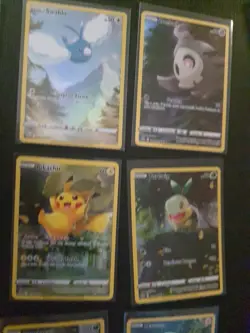 LP Pokemon TCG Crown Zenith Galarian Gallery NM Full Art Set 9 GG26 GG34 Pikachu - Image 4