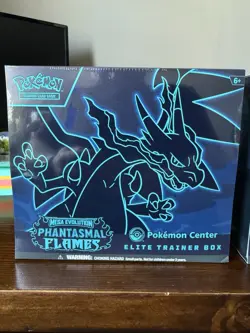 Phantasmal Flames Pokemon Center Exclusive ETB Elite Trainer Box Factory Sealed - Image 1
