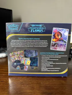 Phantasmal Flames Pokemon Center Exclusive ETB Elite Trainer Box Factory Sealed - Image 2