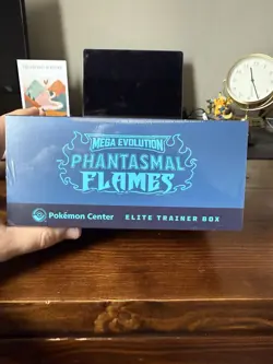 Phantasmal Flames Pokemon Center Exclusive ETB Elite Trainer Box Factory Sealed - Image 5