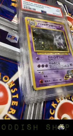 Pokemon TCG BANNED Sabrina's Gengar JAPANESE - GYM 2 - PSA 9 - MINT - VINTAGE - Image 2