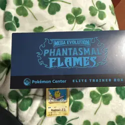 Phantasmal Flames TCG Pokemon Center Exclusive Elite Trainer Box ETB - Image 4