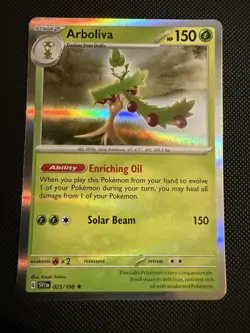 POKEMON TCG: ARBOLIVA 023/198 SCARLET VIOLET BASE SET HOLO RARE NM - Image 1