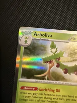 POKEMON TCG: ARBOLIVA 023/198 SCARLET VIOLET BASE SET HOLO RARE NM - Image 4