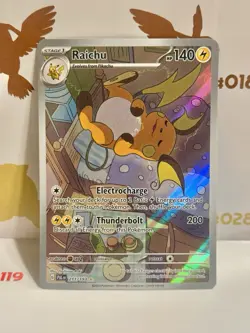 Raichu Pokemon Paldean Evolved 211/193 FULL ART ILLUSTRATION RARE Nm - Image 1
