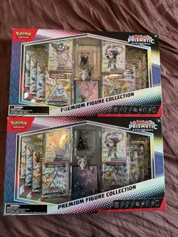 Pokemon TCG Prismatic Evolutions Premium Figure Collection | SEALED Lot Of 2 - Image 1