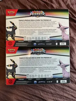 Pokemon TCG Prismatic Evolutions Premium Figure Collection | SEALED Lot Of 2 - Image 2