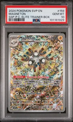 Magneton 159 Pokemon Center Scarlet & Violet Promo PSA 10 - Image 1