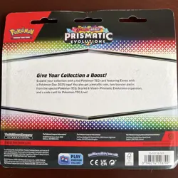 Pokemon Prismatic Evolutions Scarlet & Violet Blister Pack 2025 New Sealed Eevee - Image 4