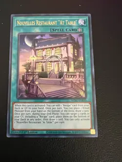 Nouvelles Restaurant "At Table" Wild Survivors 1st Edition NM Yu-Gi-Oh! - Image 1