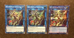 Yugioh Black Luster Soldier - Soldier Of Chaos BLHR-EN046 & ES01-AE046 - NM - Image 1