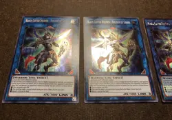 Yugioh Black Luster Soldier - Soldier Of Chaos BLHR-EN046 & ES01-AE046 - NM - Image 2