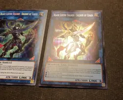 Yugioh Black Luster Soldier - Soldier Of Chaos BLHR-EN046 & ES01-AE046 - NM - Image 3