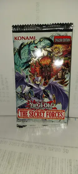 New and Sealed The Secret Forces Yu-Gi-Oh Booster Pack - Image 1