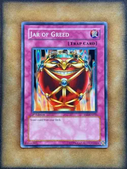 Yugioh Jar of Greed YSD-EN036 Common 1st Ed NM - Image 1
