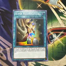 Yugioh! Super Rejuvenation MYFI-EN052 Super Rare 1st Edition NM - Image 1