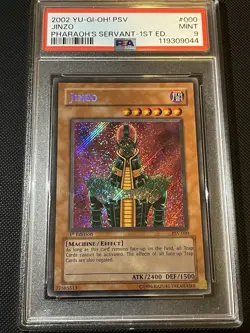 Yu-Gi-Oh! Jinzo Pharaoh's Servant 1st Edition Secret Rare PSV-000 PSA 9 Mint - Image 1