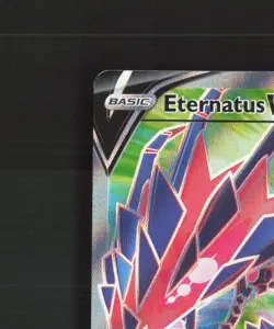 Eternatus V SWSH044 Full Art Black Star Promo Holo Pokemon Card LP+ - Image 3