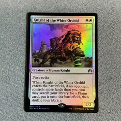 MTG- Knight of the White Orchid- Magic Origins- FOIL Lightly Played- MAGIC CARD - Image 1
