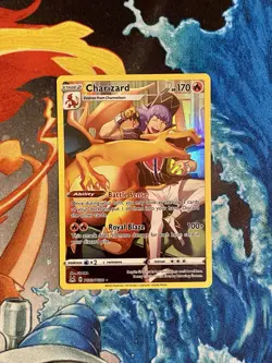 NM Charizard TG03/TG30 Trainer Gallery - Lost Origin - Pokemon Card - Image 1