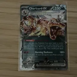 Charizard EX NM 54/91 Near Mint Pokemon TCG Paldean Fates English Card - Image 1