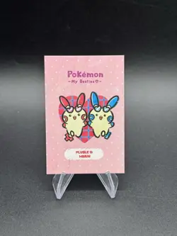Pokemon Besties Plusle Minun Cracked Ice Holo Electric Card Database Peru - Image 1