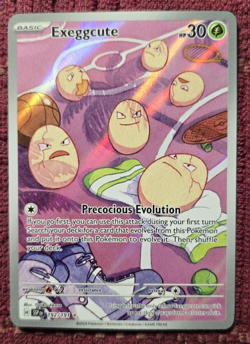 Pokemon TCG Exeggcute 192/191 2024 Surging Sparks Illustration Rare Card - MINT - Image 1