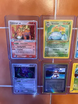 #13 Pokemon 8 Card Lot - Base Venusaur, Crawdaunt ex, Electabuzz ex, Camerupt ex - Image 2