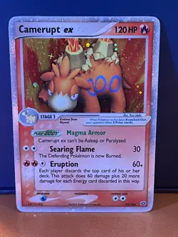 #13 Pokemon 8 Card Lot - Base Venusaur, Crawdaunt ex, Electabuzz ex, Camerupt ex - Image 4