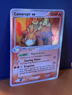 #13 Pokemon 8 Card Lot - Base Venusaur, Crawdaunt ex, Electabuzz ex, Camerupt ex - Image 5
