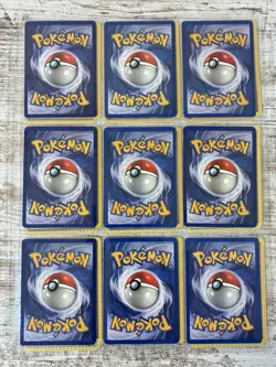 Pokemon TCG Trainer Card Lot Vintage Wizards WOTC Card 3 Binder Pages Light Play - Image 2