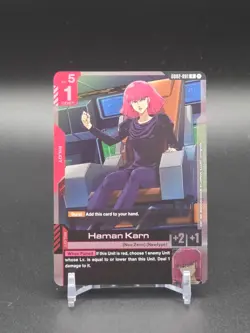 Haman Karn (GD02-091) [Foil] (NM) - Gundam Card Game - Dual Impact (ENG) - Image 1