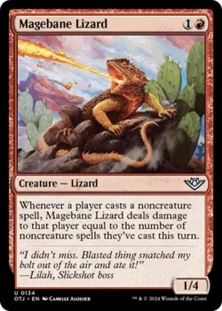 ~ Magebane Lizard ~ NM ~ Outlaws of Thunder Junction ~ MTG ~ - Image 1